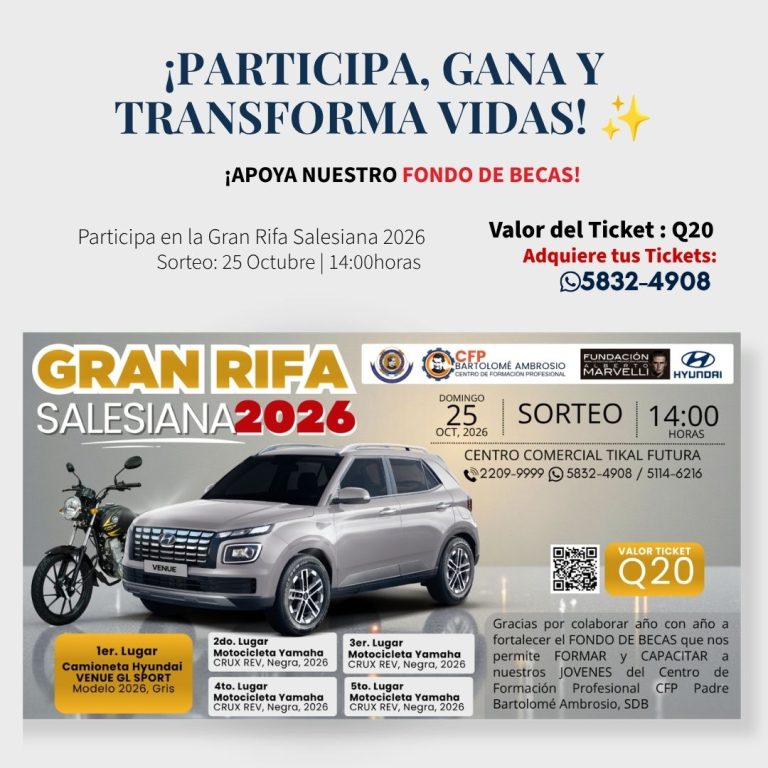 A un mes del gran sorteo: Aún estás a tiempo de transformar una vida.